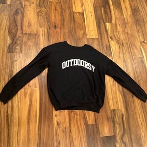 Sweater. “Outdoorsy”